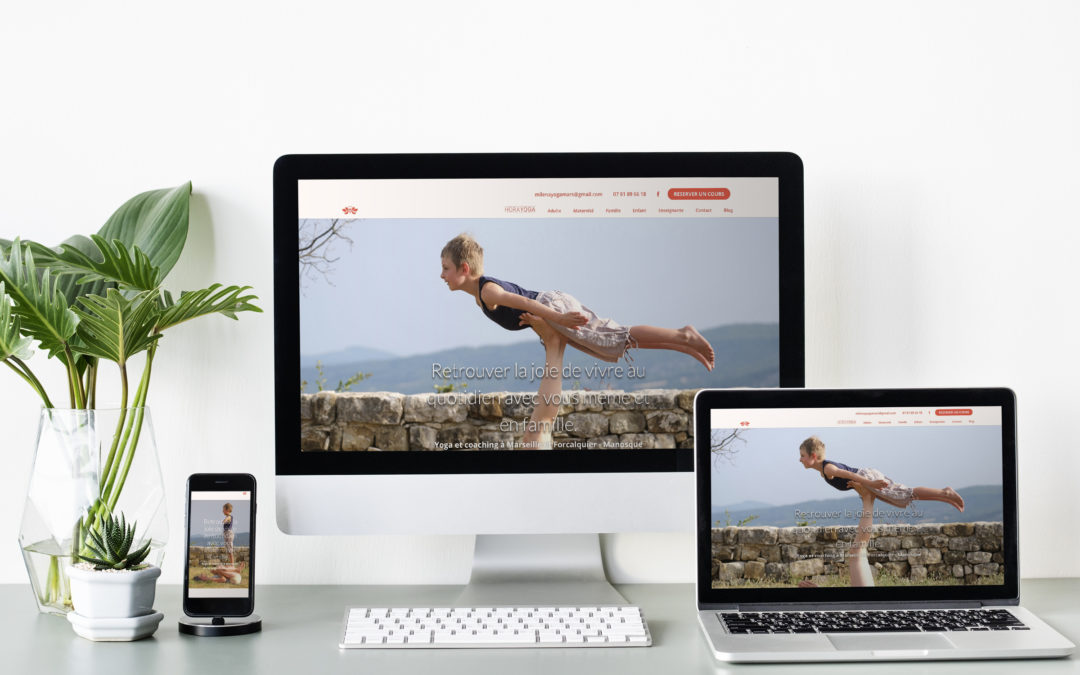 webdesign wordpress site Yoga – Hora Yoga
