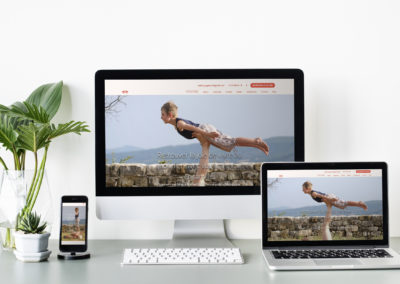 webdesign wordpress site Yoga – Hora Yoga